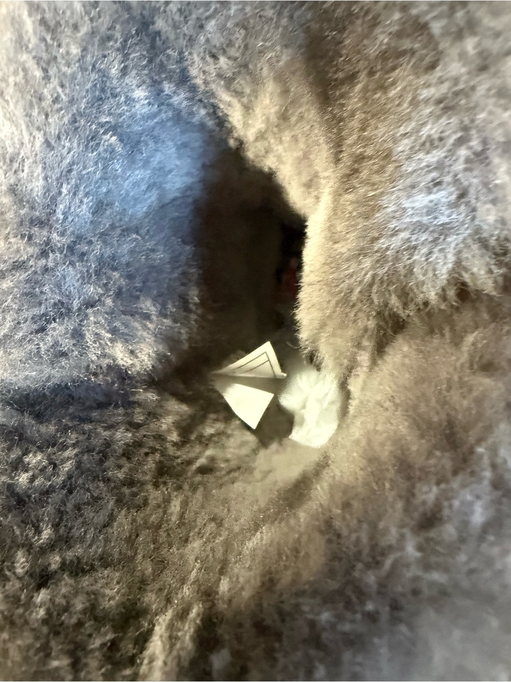UGG Gray Suede Short Shearling Boots with Bow - Picture 10 of 12